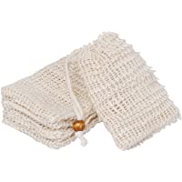 Goldoars Bolsa Jabon- bolsita de jabón bolsita de jabón de sisal para espumar y secar jabones- exfoliación- masaje…